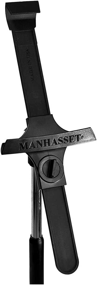 Manhasset Universal Tablet Holder Music Stand Mount - Black Musical Instruments & Accessories