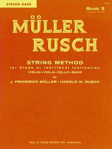Muller-Rusch String Method Bk 3 Double Bass
