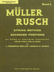 Muller-Rusch String Method Bk 5 Score/Piano Accomp