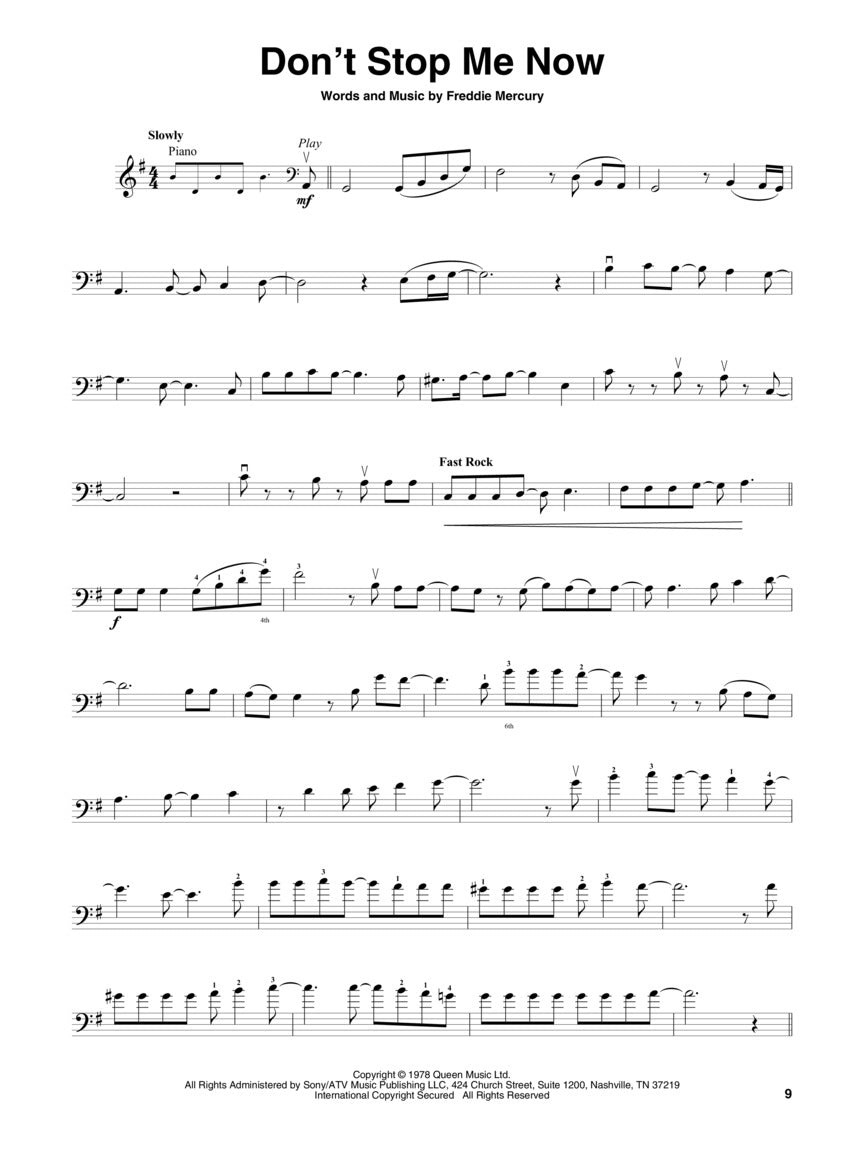 Queen Cello Play Along Volume 8 Book and Online Audio- All the Hits