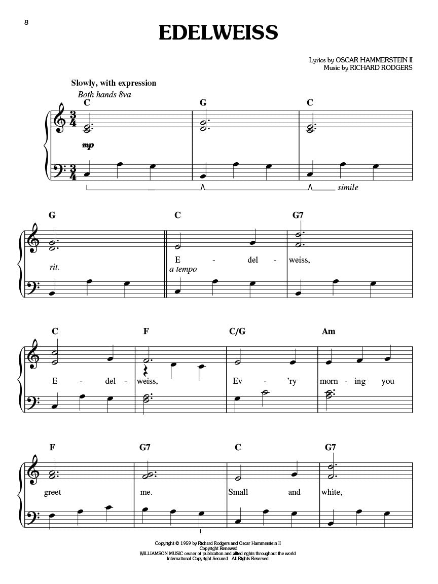 Sound Of Music - Easy Piano Play Along Volume 27 Book/Audio (10 Favourites)