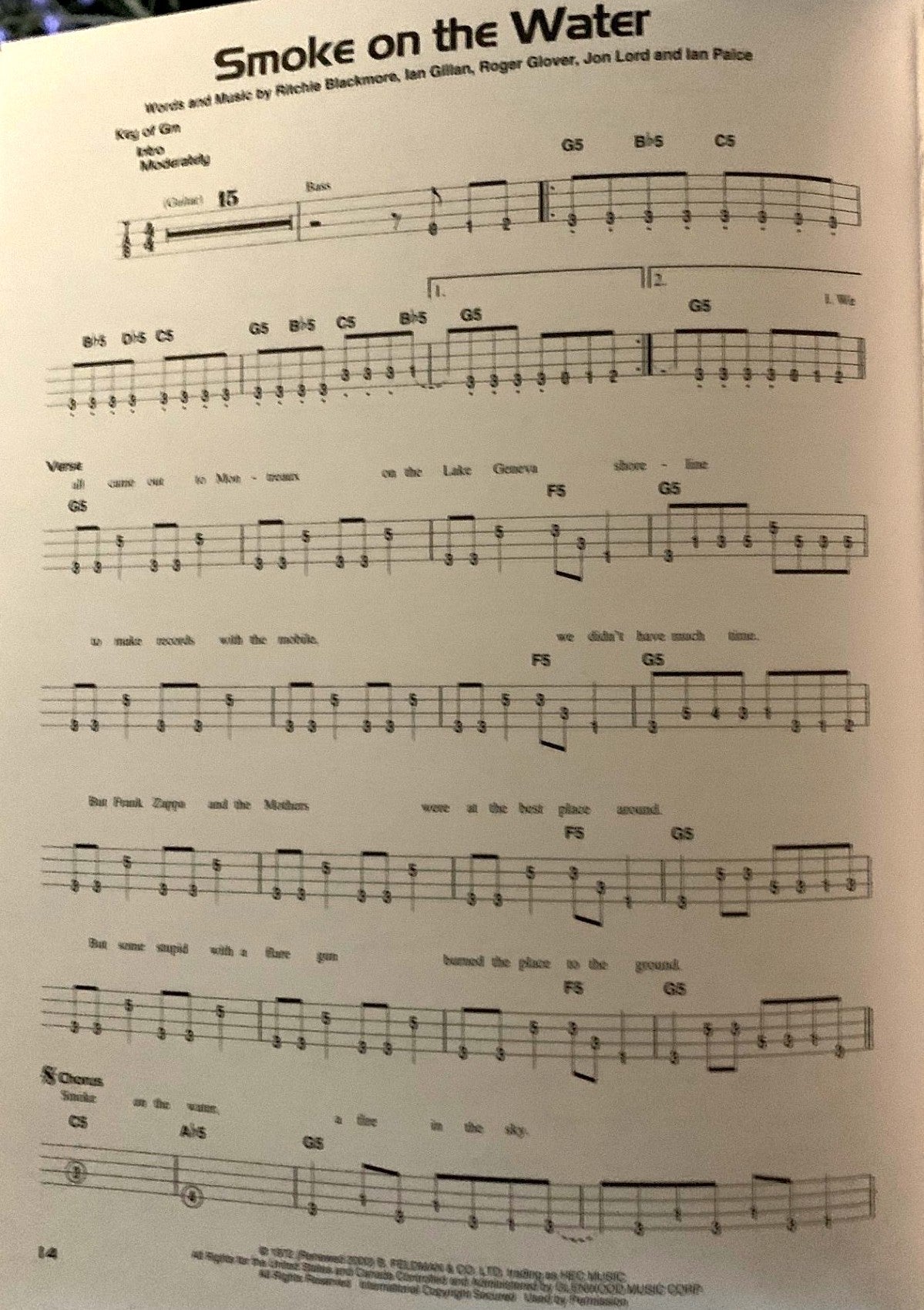 Hal Leonard Bass Tab Method - Songbook 1 (Book/Cd)