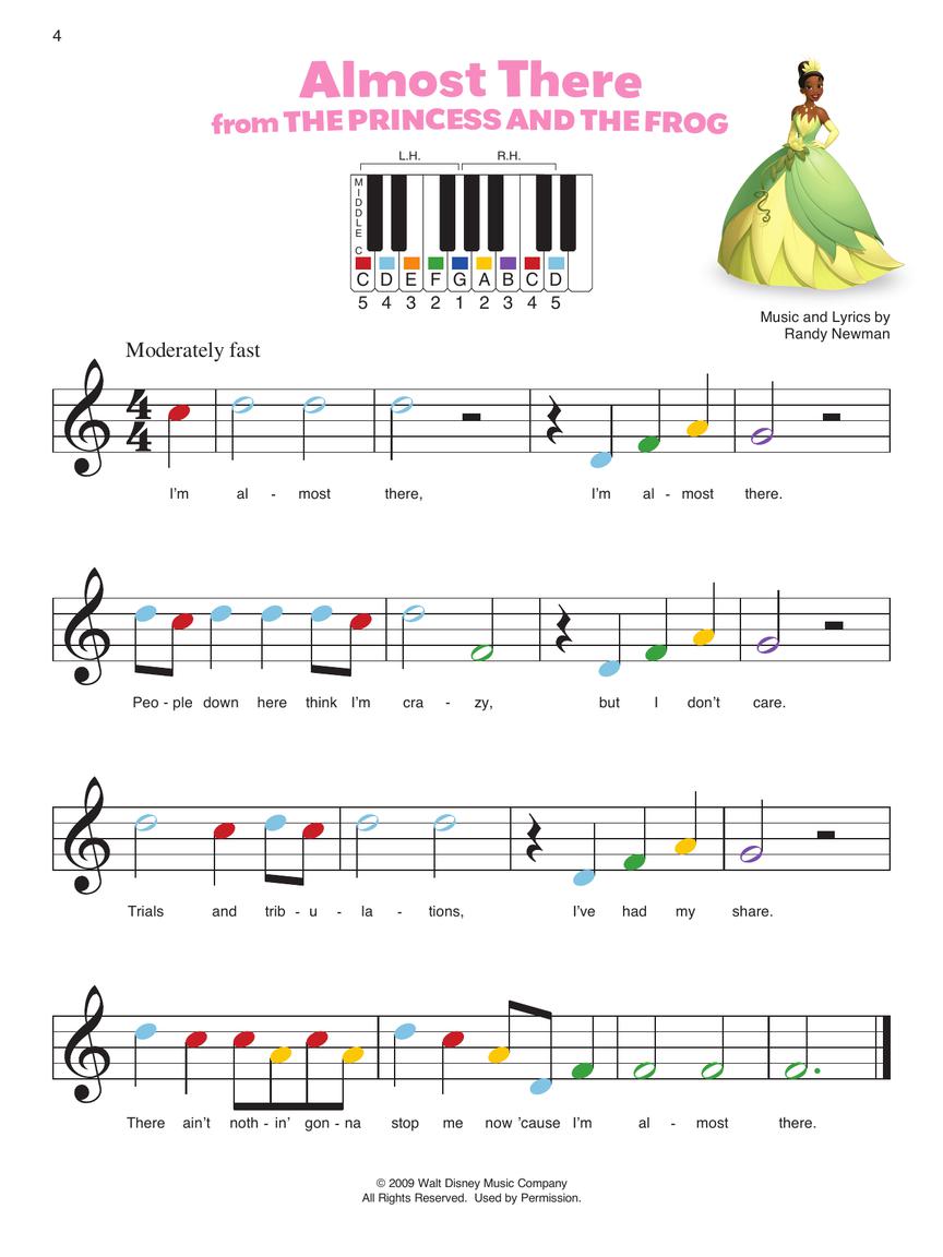 Piano by Color - Disney Princess Collection Songbook