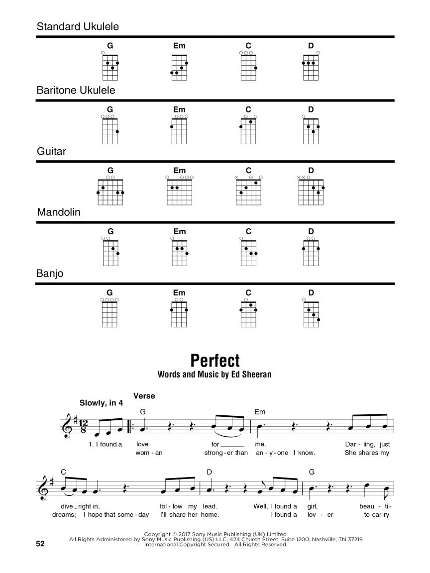 Easy Songs To Strum Book - 38 Pop Favorites With 4 Chords Or Less