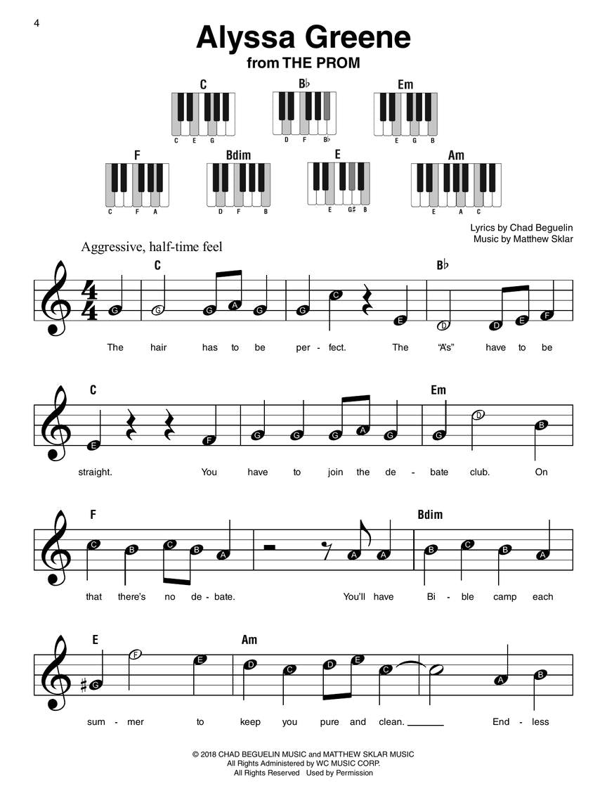 Contemporary Broadway Super Easy Songbook