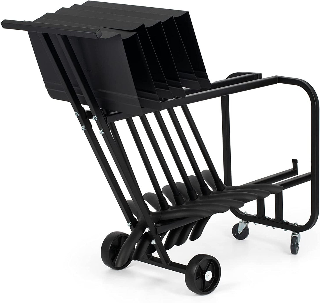 Manhasset Short Storage Cart In Black - Holds 13 Music Stands Musical Instruments & Accessories