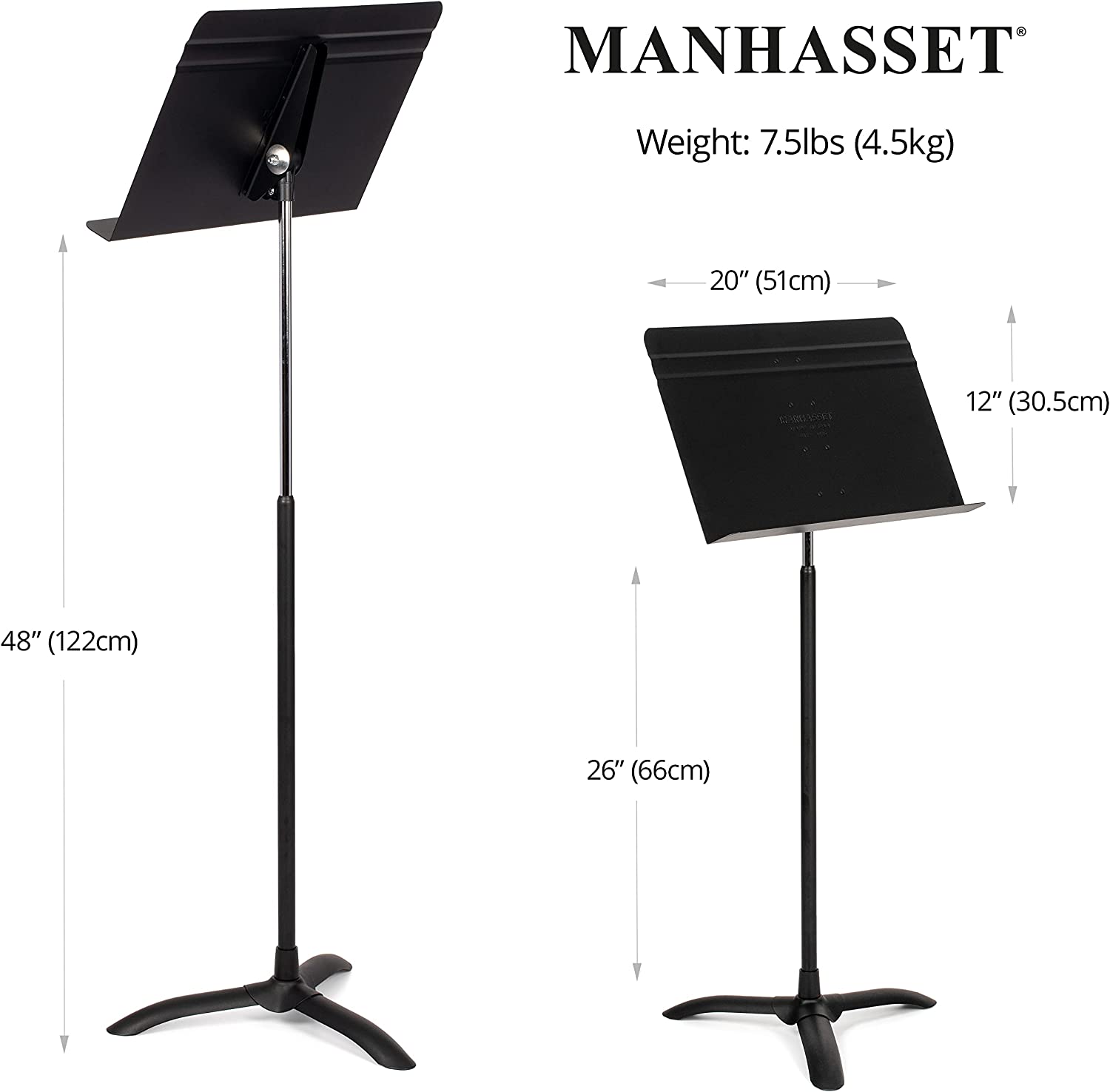Manhasset Standard Symphony Stand Cart Pack - 24 Stands & Musical Instruments Accessories