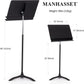 Manhasset Orchestral Music Stand - Black Musical Instruments & Accessories