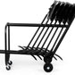 Manhasset Short Storage Cart In Black - Holds 13 Music Stands Musical Instruments & Accessories