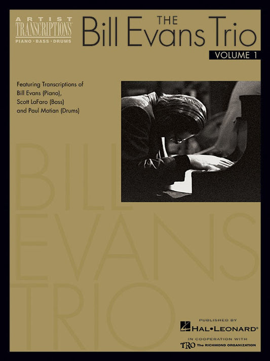 Bill Evans Trio Volume 1 Artist Transcriptions Book