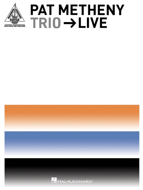 Pat Metheny Trio Live Guitar Tab Book