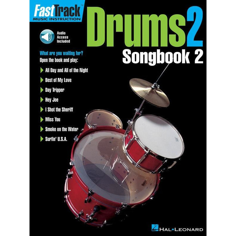 FASTTRACK DRUMS SONGBOOK 2 LEVEL 2 BK/OLA - Music2u
