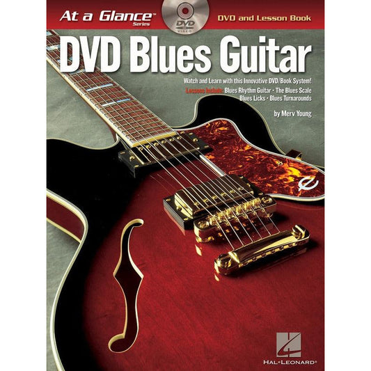 At A Glance Blues Guitar Book and Dvd
