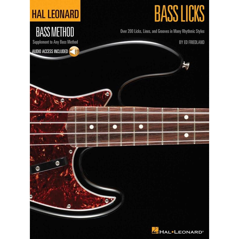 HL BASS METHOD BASS LICKS BK/OLA - Music2u