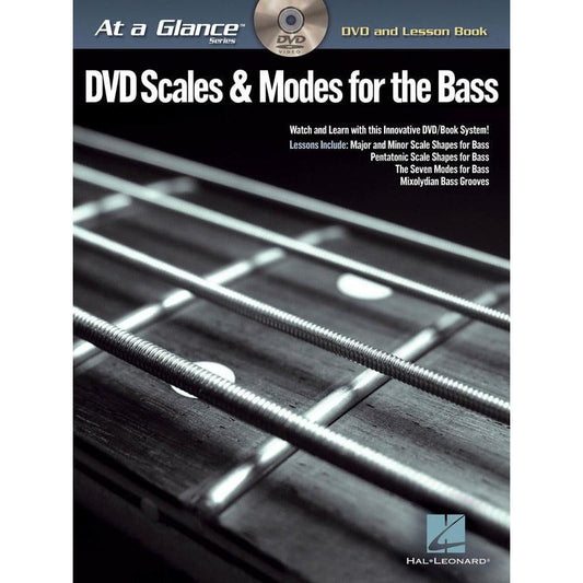 At A Glance Scales & Modes For Bass Bk/Dvd