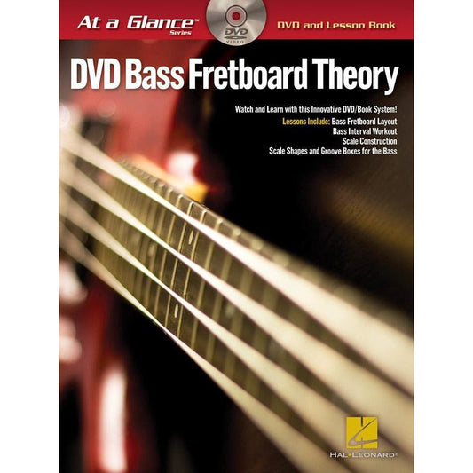 At A Glance Bass Fretboard Theory Book/Dvd