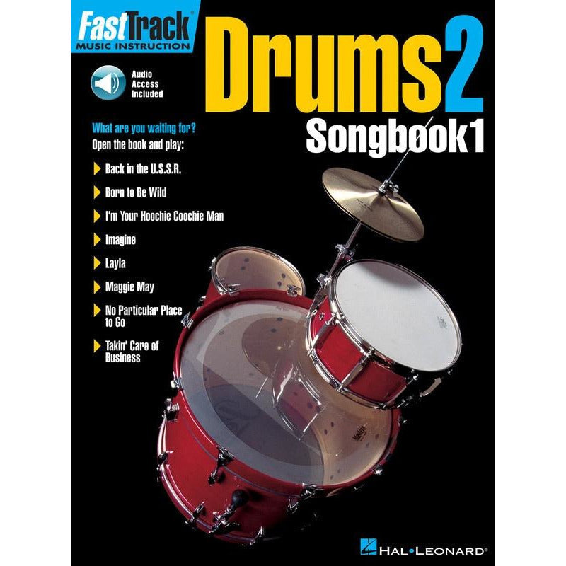 FASTTRACK DRUMS SONGBOOK 1 LEVEL 2 BK/OLA - Music2u