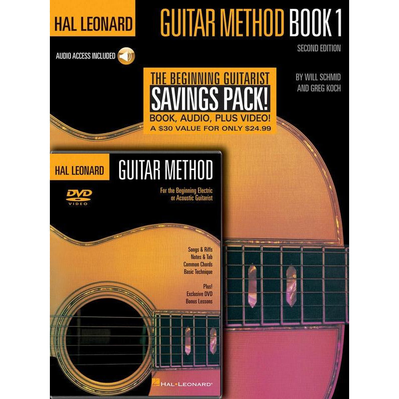 HL GUITAR METHOD BEGINNER PACK BK1 BK/OLA/DVD - Music2u