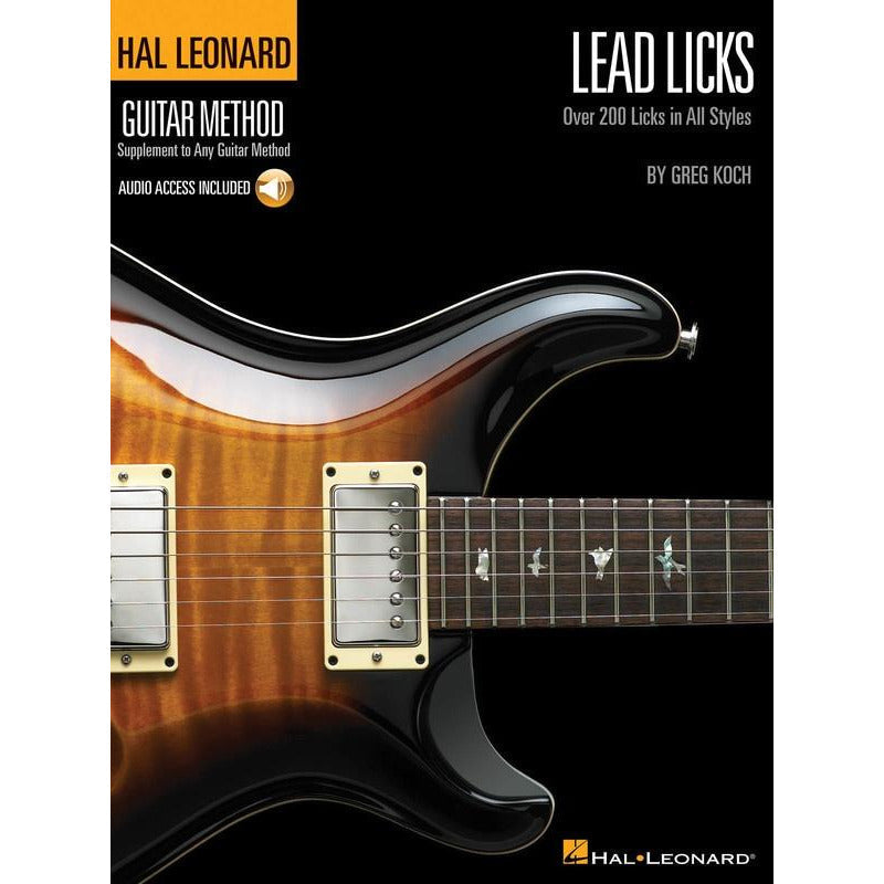 HL GUITAR METHOD LEAD LICKS BK/OLA - Music2u