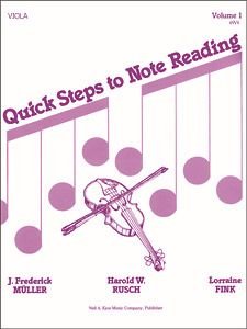 Quick Steps To Notereading Vol 1 Viola