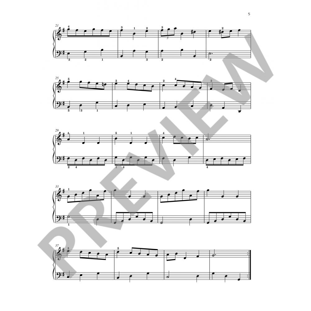 Best Of Bach - 30 Famous Pieces For Piano Book (Early Intermediate+)