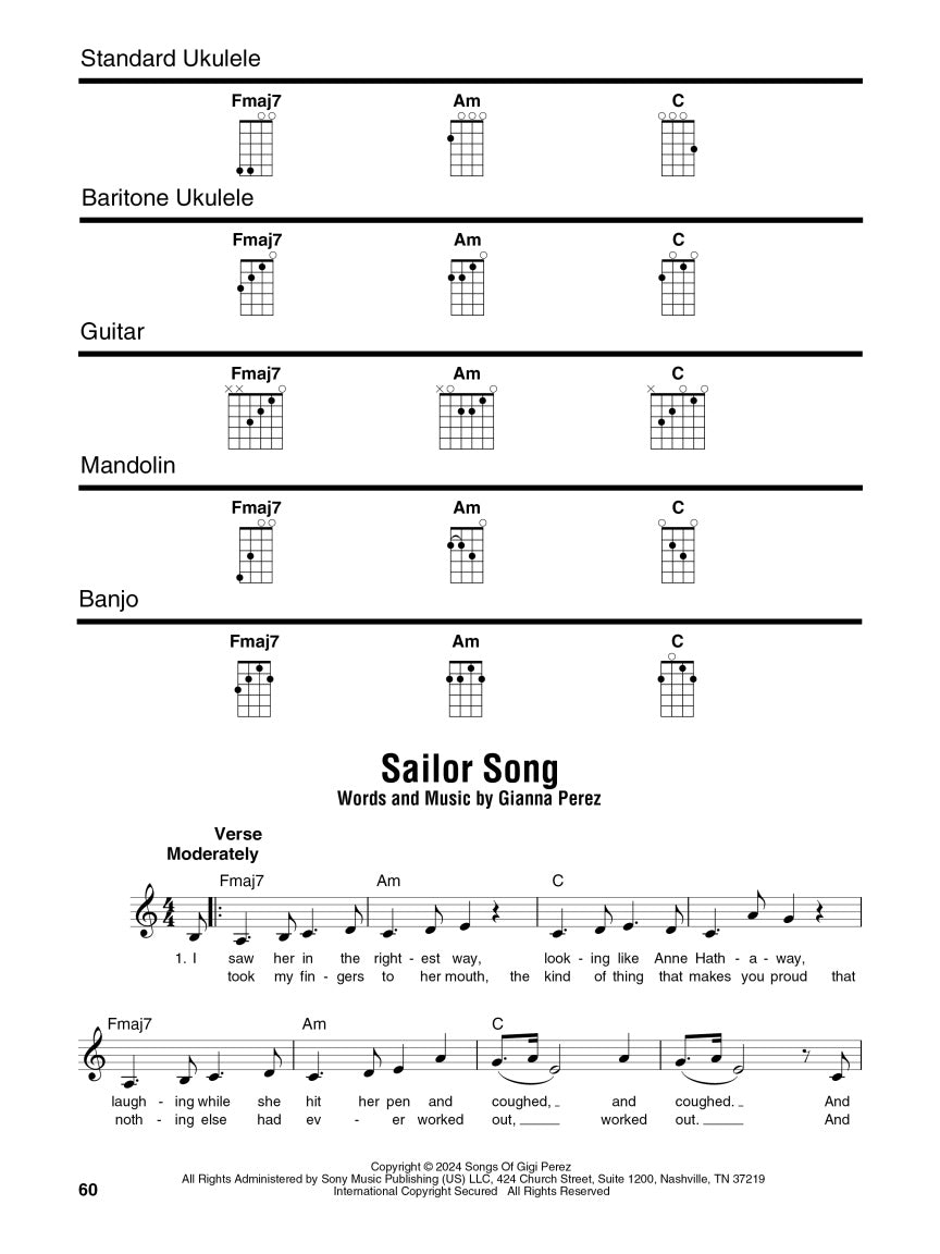 Easy Songs To Strum Book - 38 Pop Favorites With 4 Chords Or Less
