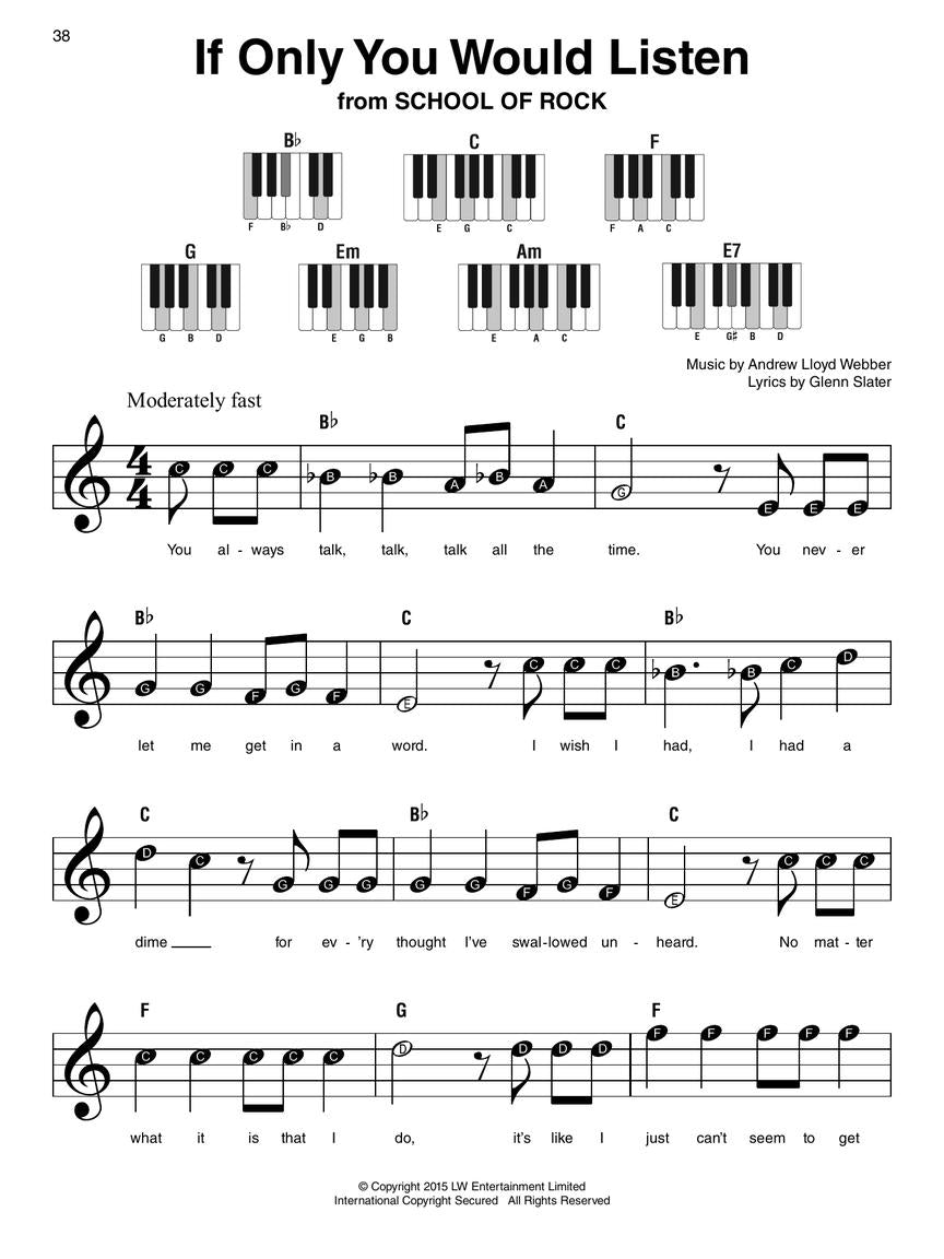 Contemporary Broadway Super Easy Songbook