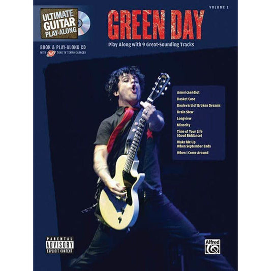 Green Day Ultimate Guitar Play Along V1 Bk/Cd
