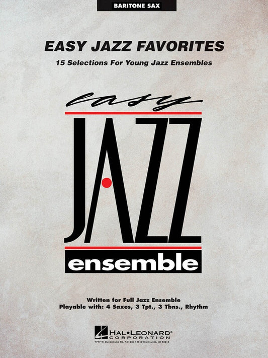 Easy Jazz Favorites - Baritone Saxophone Book