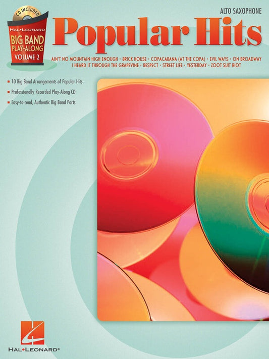 Big Band Play Along V2 Pop Hits Bk/Cd Alto Sax
