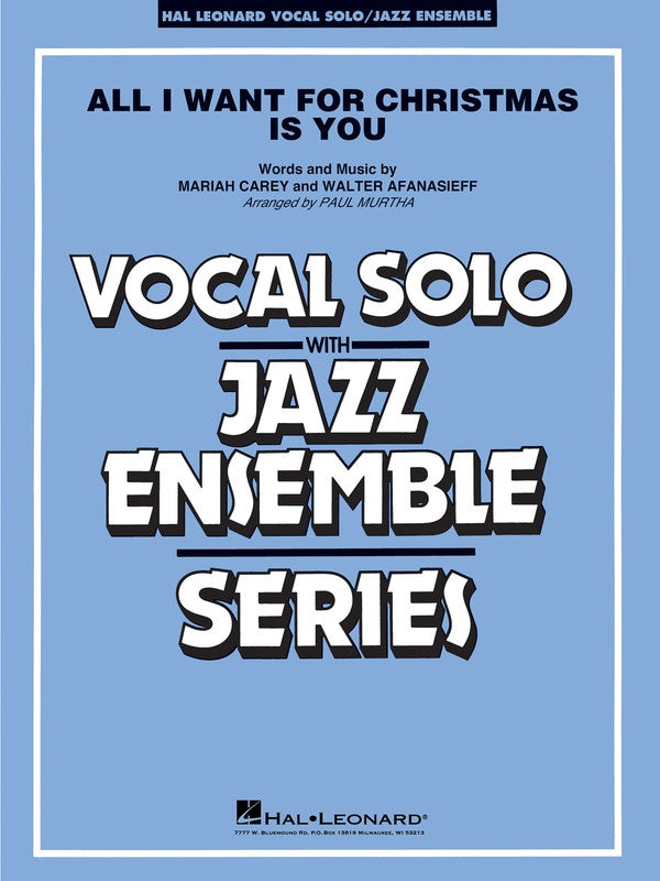 All I Want For Christmas Is You Vocje3-4 Sc/Pts