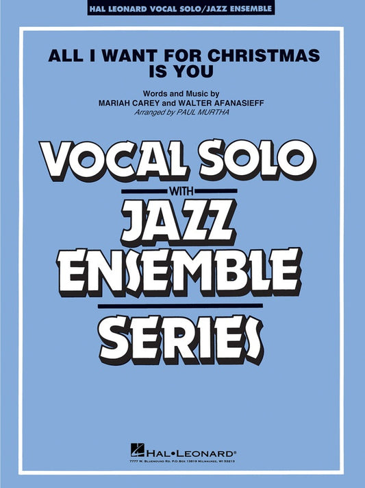 All I Want For Christmas Is You Vocje3-4 Sc/Pts