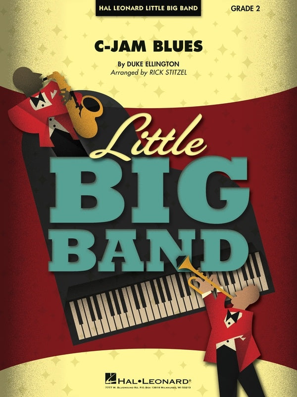 C Jam Blues For Jazz Combo Lbbje2 Sc/Pts