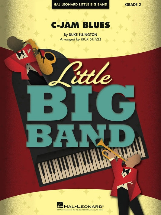 C Jam Blues For Jazz Combo Lbbje2 Sc/Pts