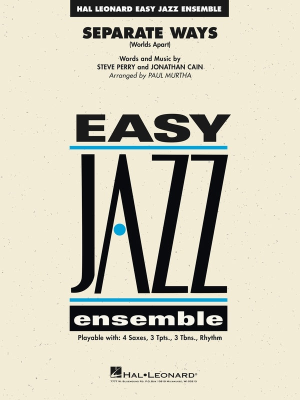 Separate Ways (Worlds Apart) For Jazz Ensemble Je2 Sc/Pts