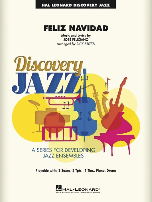 Feliz Navidad For Jazz Ensemble Je1.5 Sc/Pts