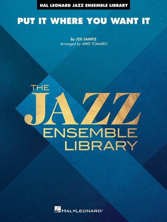Put It Where You Want It For Jazz Ensemble Je4 Sc/Pts