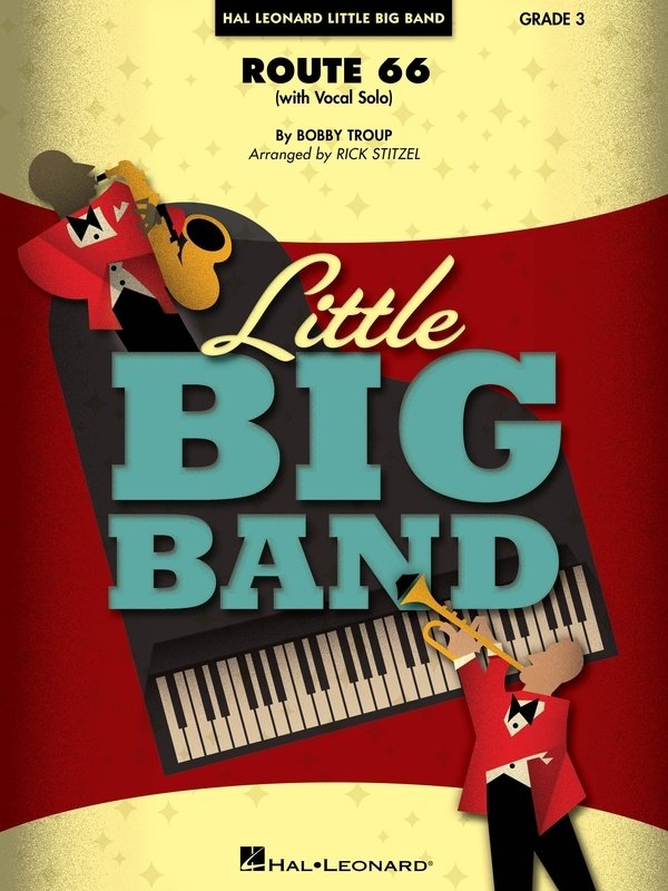 Route 66 Vocal Solo/Jazz Combo Lbbje3 Sc/Pts - Hal Leonard