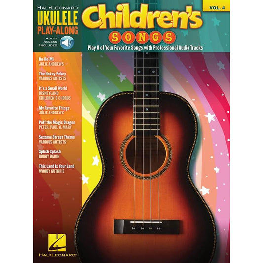 Childrens Songs Ukulele Play Along Bk/Cd V4
