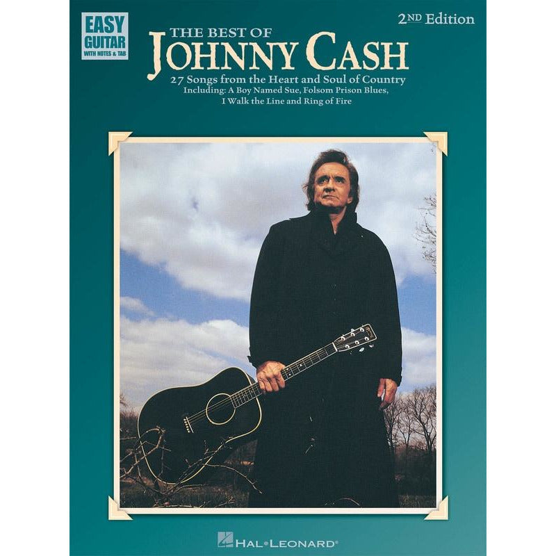 BEST OF JOHNNY CASH EASY GTR NOTES & TAB 2ND ED - Music2u