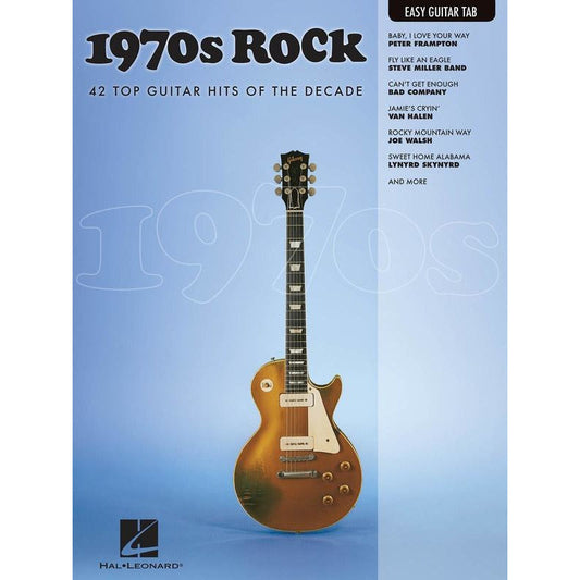 1970's Rock Easy Guitar Notes & Tab Book