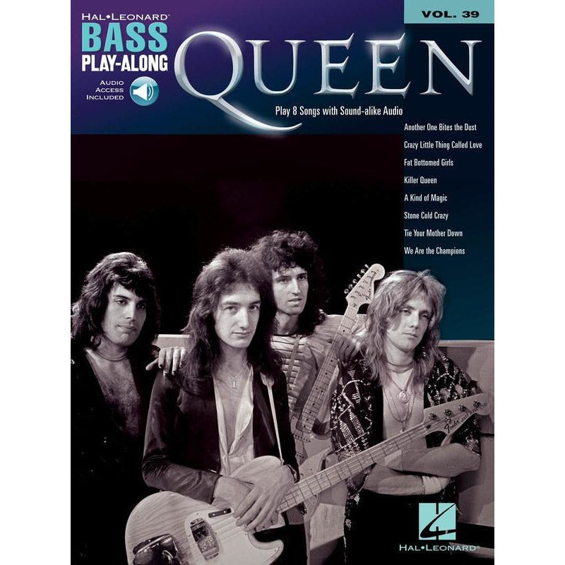 QUEEN BASS PLAYALONG V39 BK/OLA - Music2u