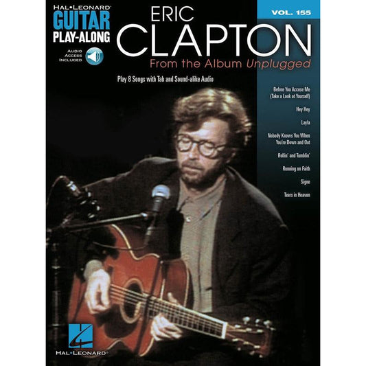 Eric Clapton Unplugged Guitar Playalong V155 Bk/Ola