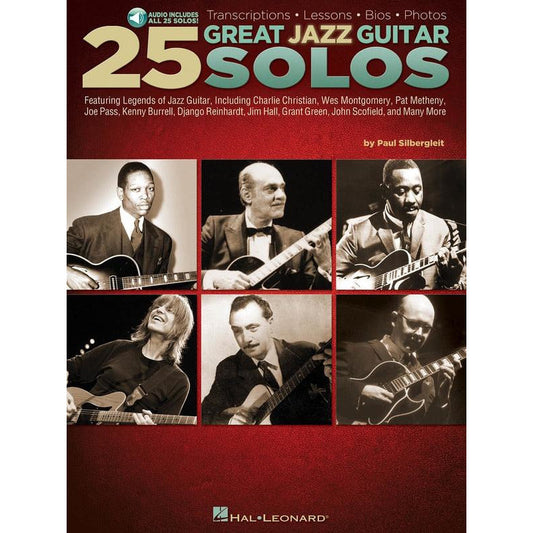 25 Great Jazz Guitar Solos Book