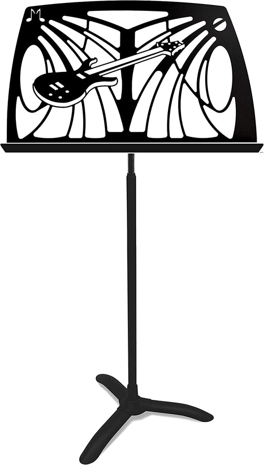 Manhasset Noteworthy Electric Guitar Design Music Stand - Black