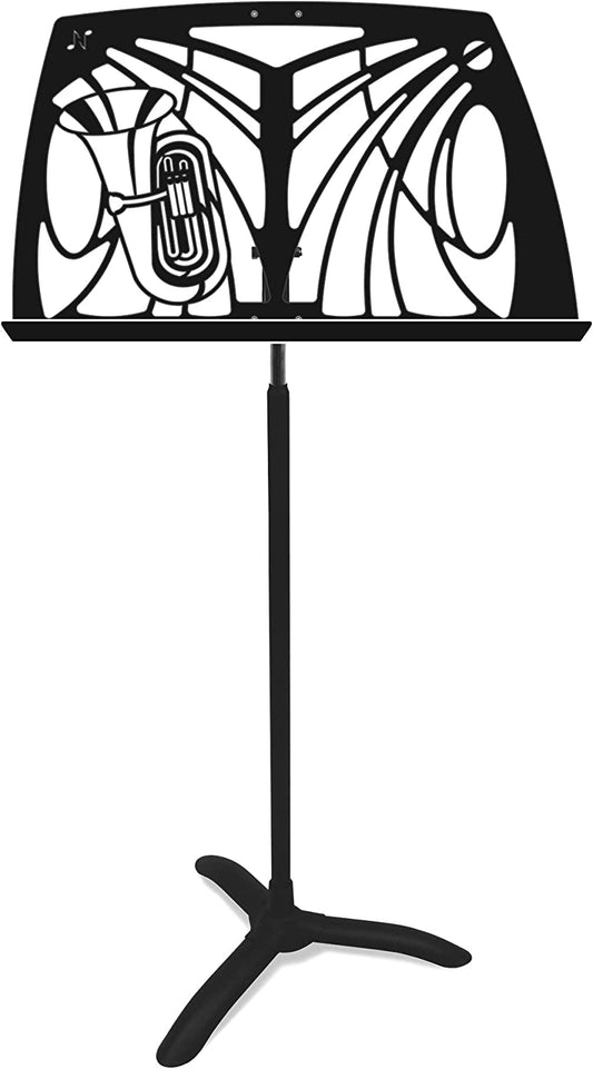 Manhasset Noteworthy Tuba Design Music Stand - Black
