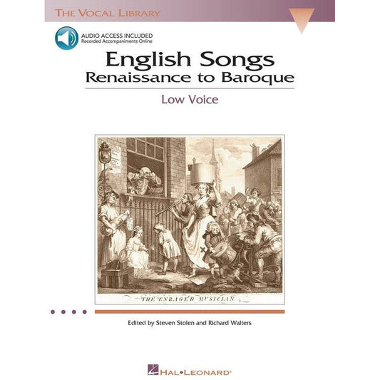 English Songs Renaissance To Baroque Low Bk/Ola