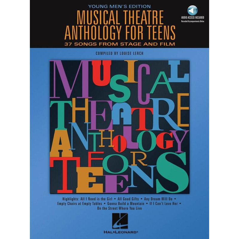 Musical Theatre Anth Teens Mens Bk/Ola