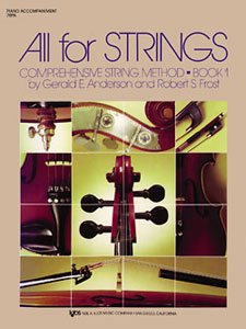 All For Strings Bk 1 Piano Accompaniment