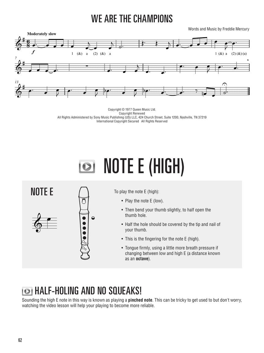 Hal Leonard -  Recorder Method Book/Online Audio and Video